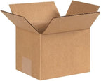 Secure Seal - 7x6x5 Pack of 100 Corrugated Cardboard Packing Shipping Mailing Moving Carton Boxes