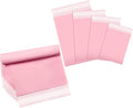 Outus 120 Pcs Poly Mailer Envelope 4 Sizes Shipping Bags Self Adhesive Clasp Envelope Self Adhesive Tear Proof Mailing Covers(13 x 17 In, 15 x 20 In, 16 x 22 In, 18 x 24 in,Pink)