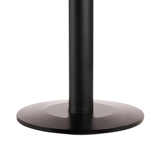 Floor Standing Sign Frame with Steel Low Profile Base, 8.5 inches by 11 inches Horizontal Sign Frame, Black Post