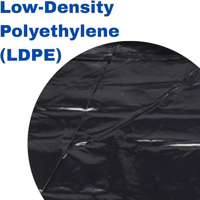 Black LDPE Coreless Trash Bags - 1 Pallet of 80 Cases, 8000 Bags Total - 43"x47" - 1.3 mil - Black - 434713MBLKLDTL - AssurePak