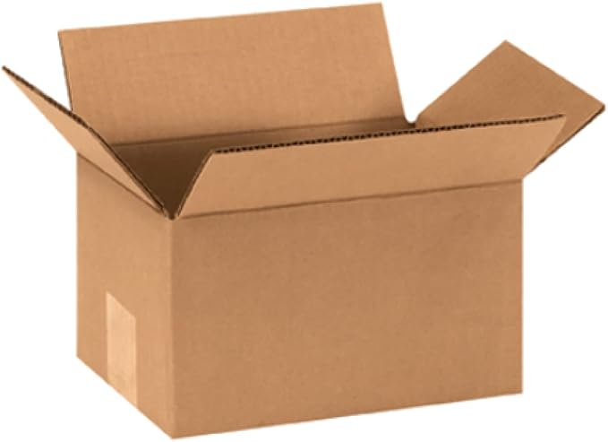 Secure Seal - 9x6x5 Pack of 100 Corrugated Cardboard Packing Shipping Mailing Moving Carton Boxes