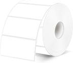2x1 Inch Thermal Labels, White Thermal Printer Stickers, Waterproof Self-Adhesive Shipping Label Printer Sticker for Barcode, Name, Address, 300 Labels/Roll