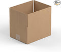 9" x 7" x 4" Kraft Corrugated RSC Shipping Box - 25/Bundle