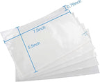 Shipping Labels Sleeves, Packing Slip Envelope Pouches 7.5" x 5.5" Packing List Mailing Envelopes with Clear Self-Adhesive (200 Pack)