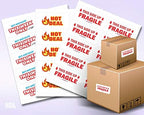 NextDayLabels – 4” x 2” Rectangular Sticker Labels for Printer - White Laser/Inkjet Printer Labels Return Address Labels Shipping Label Stickers (25 Sheets, 10 Per Sheet, 250 Labels)