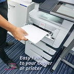 NextDayLabels - Full Page Labels 8.5 x 11 - White Shipping Labels - 8.5 x 11 Label Paper for Printer - Large Blank Matte Sticker Printer Paper - Laser/Inkjet Printer Labels (1 Per Sheet, 500 Labels)