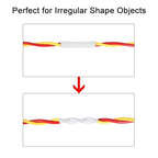 XHF 3/8 Inch 3:1 Waterproof White Heat Shrink Tubing 20 Ft Marine Grade Wire Cable Adhesive Lined Tube Insulation Seal Against Moisture Corrosion and Air Leakage
