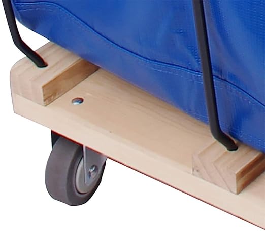 Basket Trucks,Service Carts Blue 24 Bushel Knock Down Truck,Carts, 32.0 cu. ft, 600 lb, 54" L X 34" W X 37" H Capacity