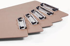 Clipboards Bulk, EZZGOL 36 Pack Letter Size Wood Clipboards, Low Profile Clip, Recycled Hardboard Clipboard with Hang for School Classroom Home