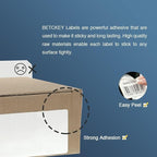 BETCKEY - Compatible Shipping Labels Replacement for Brother DK-1202 (2.4 in x 3.9 in), Use with Brother QL Label Printers [10 Rolls/3000 Labels]