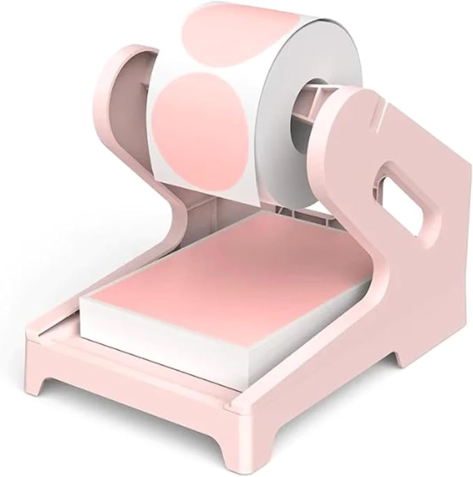 Thermal Label Holder for Roll and Fan-fold Labels Shipping Labels Holder Business Supplies for Desktop Label Printers Suitable for Merchants and Warehouse Managers