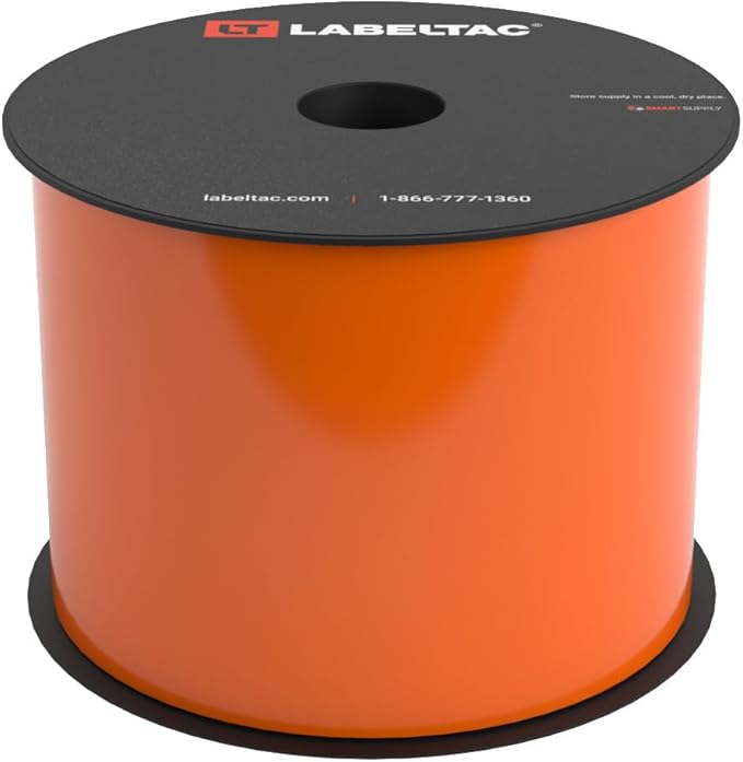 LT4/LT4P/LTPX Label Supply 3.5" x 150' Orange