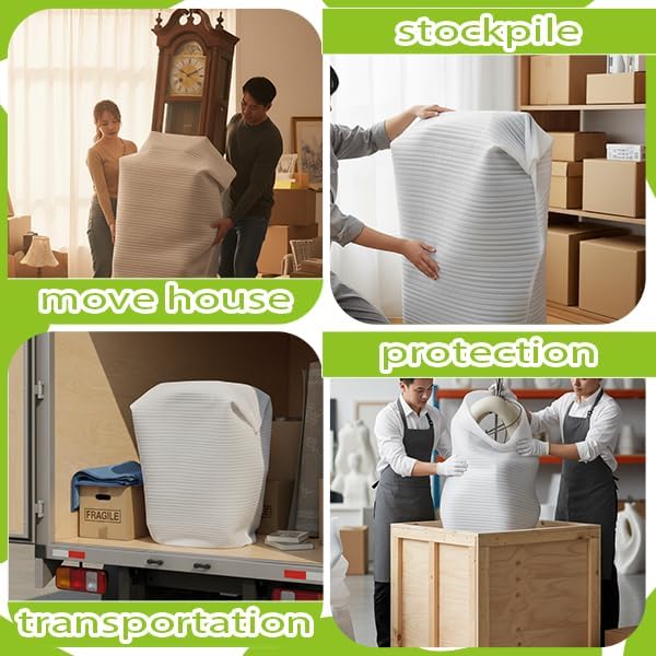 5 Pack 28x40in Cushion Foam Pouches Moving Packaging Supplies Shockproof