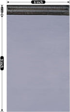 packbabol 500pc Poly Mailers 6x9 Inches,Shipping Envelopes Self Seal Mailers Bags Waterproof and Tear-Proof Packaging Bags, Shipping Bags for Clothing