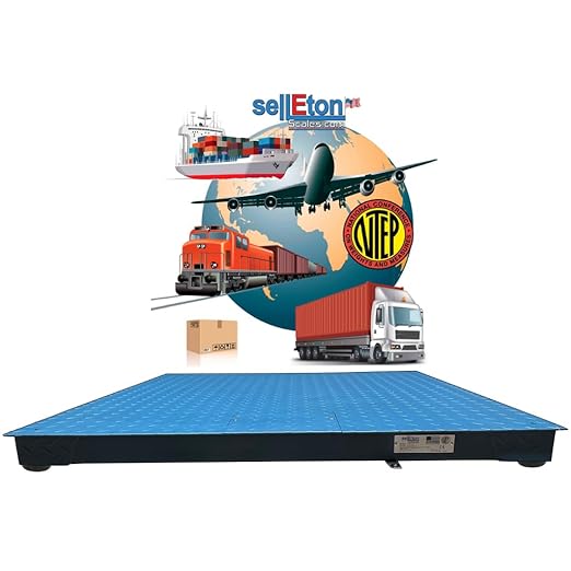 SellEton SL-800-4x4-5 NTEP (Legal) Industrial Warehouse 48" x 48" (4' x 4') Floor Scale | 5000 lbs x 1 lb