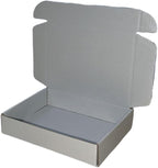 20 Pcs 14.2 x 9.4 x 3.2 inches Shipping Boxes for Small Business Cardboard Corrugated Mailer Boxes for Shipping Packaging Holidays Craft Gifts Giving Products (Silver, 14.2 x 9.4 x 3.2")