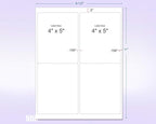 NextDayLabels - 8-1/2 x 11 Neon Color High Light Fluorescent Labels for Laser & Inkjet Printer (Green Fluorescent, 4 x 5-4 Per Page | 400 Labels)