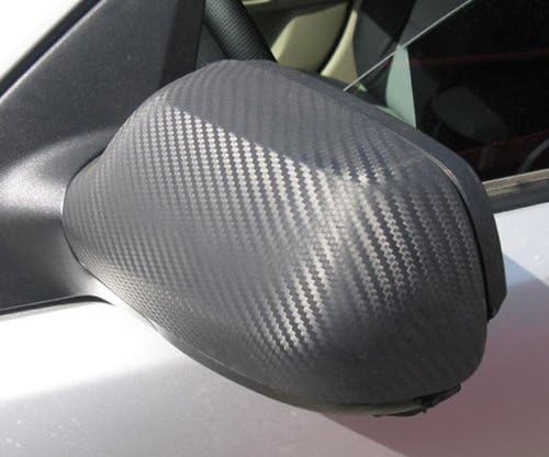 3D Carbon Fiber Film Twill Weave Vinyl Sheet Roll Wrap (96" X 60", Black)