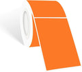 STARLIBOO Colored Labels Stickers 3 x 2 Inch, Removable Rectangle Moving Labels, 250Pcs Garage Sale Price Stickers, Adhesive Moving Labels for Boxes(Orange)