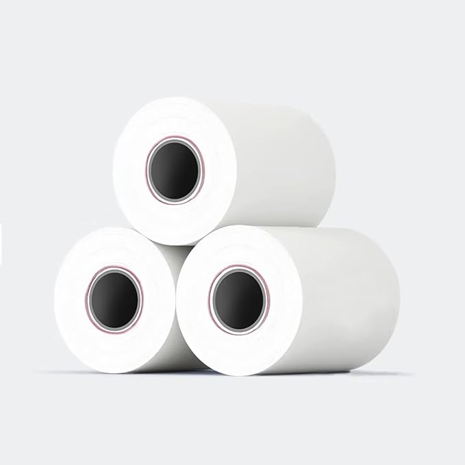 MFLABEL 3-1/8" x 119' Thermal Receipt Rolls, Pos Receipt Papers for 80mm Thermal POS Printer, 50 Rolls