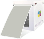 PARLAIM 3 X 5 inch Rectangle Inventory Labels Color Coding Stickers, 250PCS Permanent Sticker for Warehouse Moving Box Square Label (Gray)