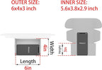 Small Black Shipping Boxes for Small Business Pack of 25-6x4x3 inches Cardboard Corrugated Mailer Boxes for Shipping Packaging Craft Gifts Giving Products