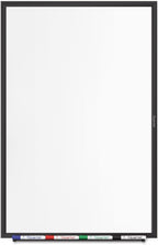 Quartet Magnetic Dry Erase White Board, 72"W x 48"H Whiteboard, Nano-Clean Surface Resists Ink Stains, Black Aluminum Frame (SM537B)