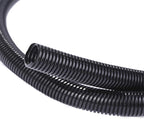Alex Tech 25ft - 1/4 inch Split Wire Loom Tubing - Black