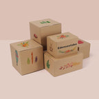 EdenseeLake 40 Pack 8x5x5 inches Shipping Boxes, Corrugated Cardboard Boxes Bulk for Packing, Moving, Mailing, Small Business