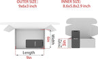 Small White Shipping Boxes for Small Business Pack of 25-9x6x3 inches Cardboard Corrugated Mailer Boxes for Shipping Packaging Craft Gifts Giving Products
