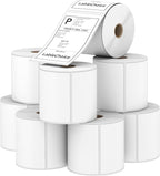 8 Rolls 450 Pcs 4x6 3-Proof Direct Thermal Shipping Labels Compatible with Zebra 2844 Zp-450 Zp-505 Zp-500, LabelChoice 3600 Labels 1" Core Permanent Adhesive Sticker Labels for Rollo, MUNBYN Printer