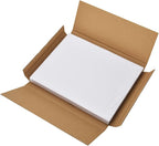 Coopaty Half Sheet Shipping Labels 8.5" x 5.5" Sticker Labels for Laser & Ink Jet Printers, 2 Per Page Self Adhesive Mailing Labels for Packages (2000 Labels)