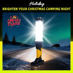 WARSUN Rechargeable COB LED Work Light-Magnetic Hands-Free Trouble Light with Hook, IPX4 Waterproof for Garage Repair, Stocking Stuffers Mens Gifts-Emergency Light Tool for Adults Men Dad (Yellow)