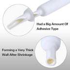 XHF 1/8 Inch 3:1 Waterproof White Heat Shrink Tubing 20 Ft Marine Grade Wire Cable Adhesive Lined Tube Insulation Seal Against Moisture Corrosion and Air Leakage
