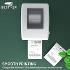 [1000Labels] 4"x6" Shipping Label 4 Rolls, 4-x-6-inch Thermal Label Paper, Compatible with Zebra 2844 Brother Rollo Direct Thermal Printer