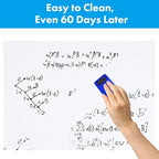 HAMIGAR Magnetic Whiteboard Contact Paper 18" x 24" Dry Erase White Board Sticker for Wall Stick on White Board Peel and Stick Wallpaper Adhesive Poster with Marker, Magnetic Eraser and Magnets