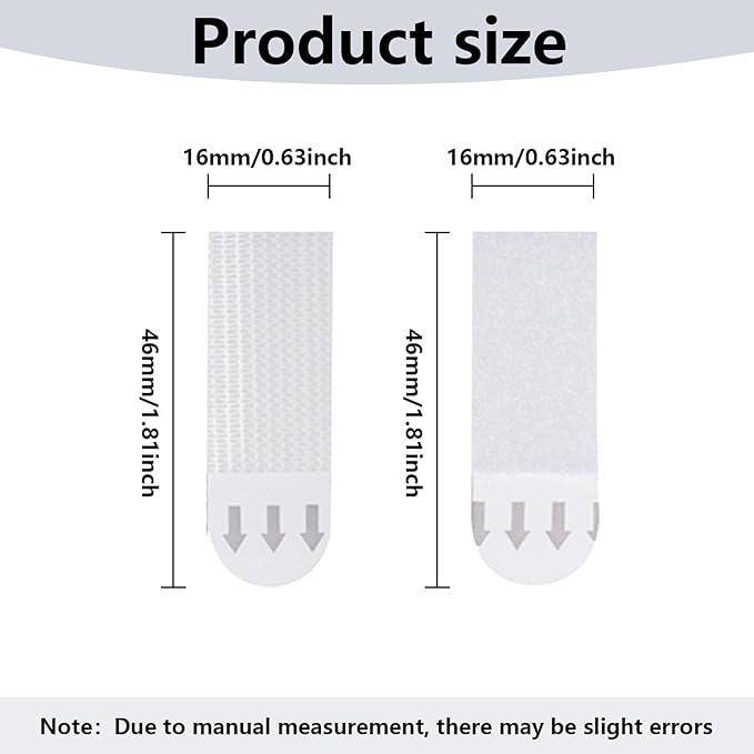 36 Pairs Picture Hanging Strips Heavy Duty, Hanging Pictures Without Nails, Picture Hanger Damage Free No Nails Refill Adhesive Poster Strips