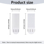 36 Pairs Picture Hanging Strips Heavy Duty, Hanging Pictures Without Nails, Picture Hanger Damage Free No Nails Refill Adhesive Poster Strips