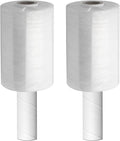 Shrink Wrap Roll for Moving | 80 Gauge 5" x 1000 FT Plastic Wraps for Packing | Clear Stretch Film for Pallets, Furniture, Boxes & Storage Protection - 2 Pack