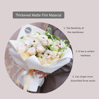 FWSA WRAPS Flower Wrapping Paper Roll Korean Floral Bouquet Packing Supplies Waterproof Fresh Flowers Gift Packaging Marterials (COLOR 5)