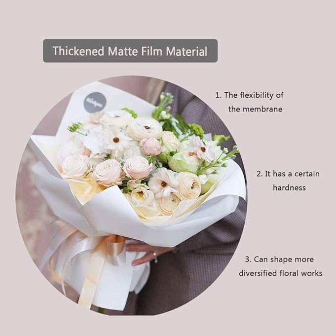 FWSA WRAPS Flower Wrapping Paper Roll Korean Floral Bouquet Packing Supplies Waterproof Fresh Flowers Gift Packaging Marterials (COLOR 18)