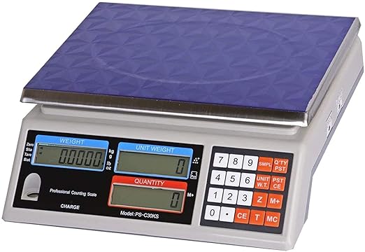 Liberty PS-C30KS Series Counting Scales - Fast and Versatile Series of Counting and Check-Weighing Scales - Using Highly Accurate and Precise Sensors, (PS-C30KS-15kg)
