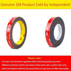 Double Sided Tape Heavy Duty, Waterproof Mounting Foam Tape, 16.5ft Length, 1.57in Width, High Temperature Resistant Adhesive Tape for Car, LED Strip Light, Office Decor, Made of 3M VHB Tape.
