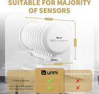 UN03 Indoor Outdoor Thermometer Weather Station Outdoor Sensor Protection Shield Wall Mounted