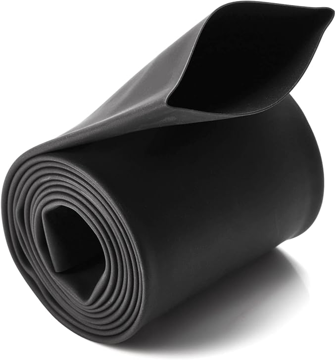 Chanzon 2:1 Ratio 1-1/2" (40mm) Heat Shrink Tubing 3.3Ft Roll (1M Total Length) Black Polyolefin Sleeving Wrap Shrinking 2 to 1 1pcs