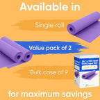 24" x 1200" (100 ft) Lilac Kraft Paper Roll (Value Pack of 2), 45 lbs Thickness, Made in USA Colored Craft Paper for School, Bulletin Board - Odorless, Non-Toxic, Safe for Kids