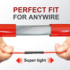 Chanzon 2:1 Ratio - 80Ft Roll - 3/32" (2.5mm) Heat Shrink Tubing 2:1(25M Total Length) Clear/Transparent Polyolefin Sleeving Wrap Shrinking 2 to 1 1pcs