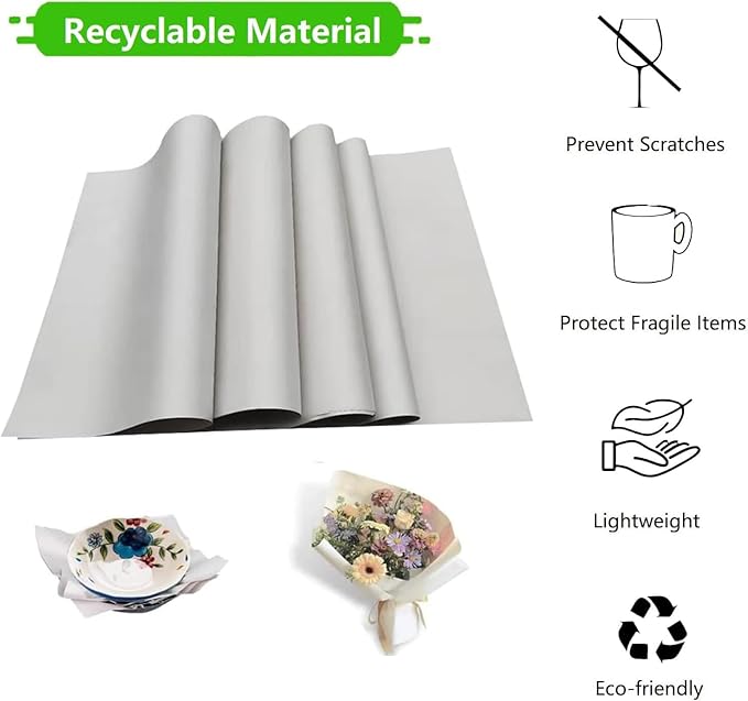 Newsprint Packing Paper Sheets for Moving, Shipping, Box Filler, Wrapping and Protecting Fragile Items 1.3 Lbs (50 Sheets, 26” x 15”)