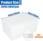 25PCS Foam Pouches, 14" X 18" Large Cushion Foam Pouch, Foam Wrap Cushioning Material, Packing Supplies for Moving, Transportation and Storage