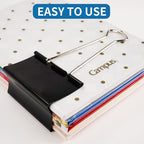 Jumbo Binder Clips 3 Inch - Extra Large Binder Clips 18 Pack, Heavy Duty Office Binder Clips for Paper, Documents, School & Office Supplies (18, 3 inch)